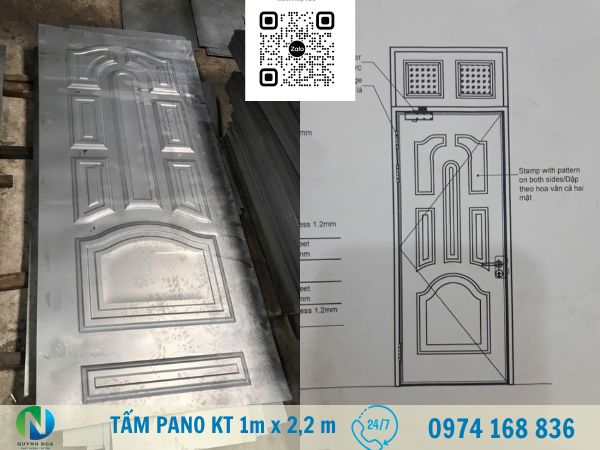 cung cấp tấm pano cửa sắt